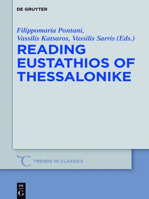 cover image of Reading Eustathios of Thessalonike